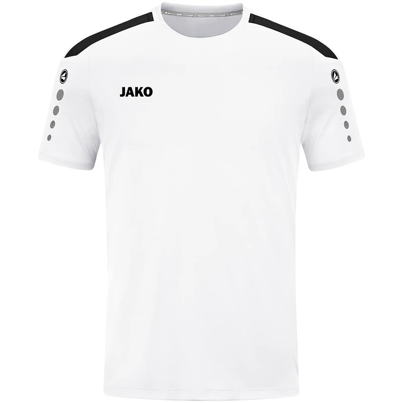 JAKO Unisex Kid's Trikot Power (Kurzarm) Jersey, White, 140 (EU)