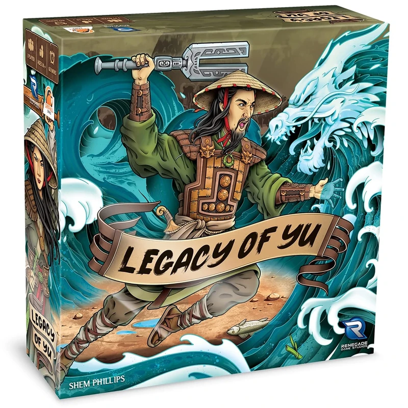 Renegade Game Studios | Legacy of Yu | Strategy Game | Ages 14 Plus | 1 Player | 60 Minutes Playing Time