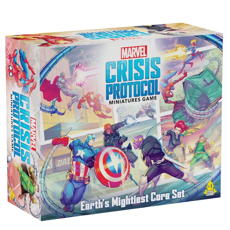 Atomic Mass Games | Marvel Crisis Protocol - Earth's Mightiest Core Set | Miniatures Game | Ages 14+ | 2 Players | 90 Minutes Playing Time