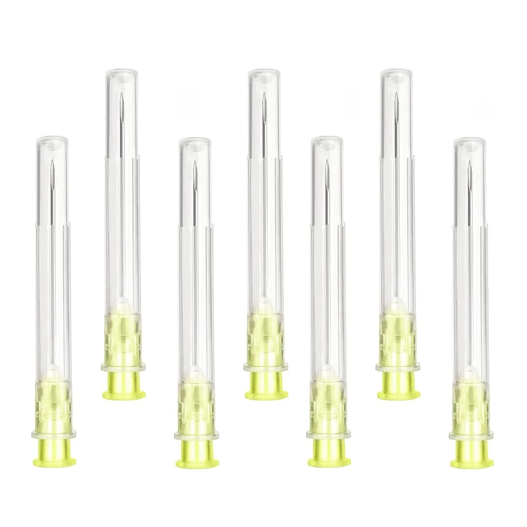 primeTEQ Pack of 100pcs 20G (0.9 mm x 25 mm) Stainless Steel Delivery Tube, Various Sizes: 18G/19G/20G/21G/22G/23G/25G/26G/27G/30G, Individually Packed, Refill Tubes for Industry, Hobby and Home Work