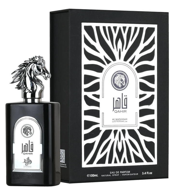AL WATANIAH Qahir - Luxury Perfume for Men, Eau de Parfum 100ml, Powerful and Sophisticated Fragrance