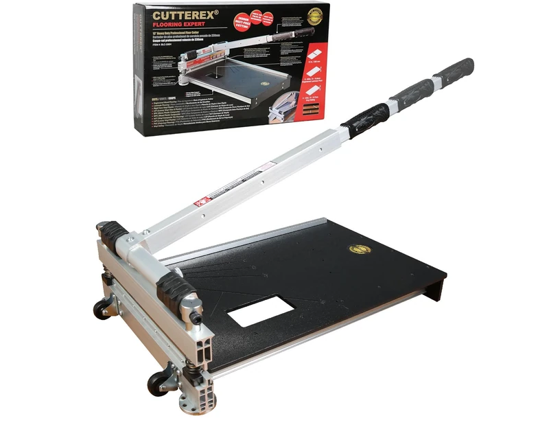 CUTTEREX 13" Professional Laminate Heavy Duty Flooring Cutter, Leather, Rubber, Soft Plastic Cutter