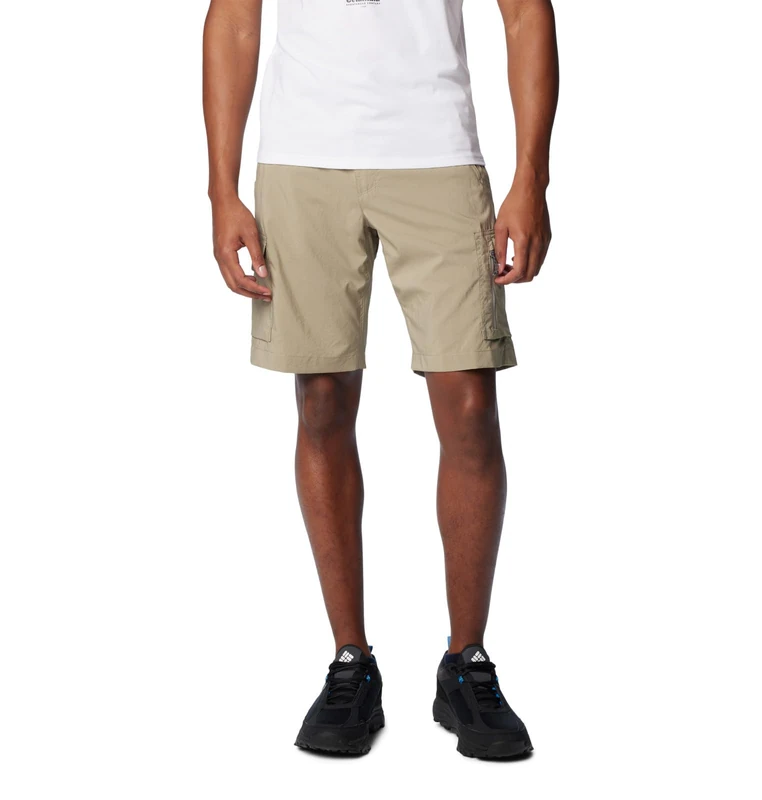 Columbia Men's Silver Ridge Utility Cargo Short, Cargo Hiking Shorts, Tusk, W28/L10