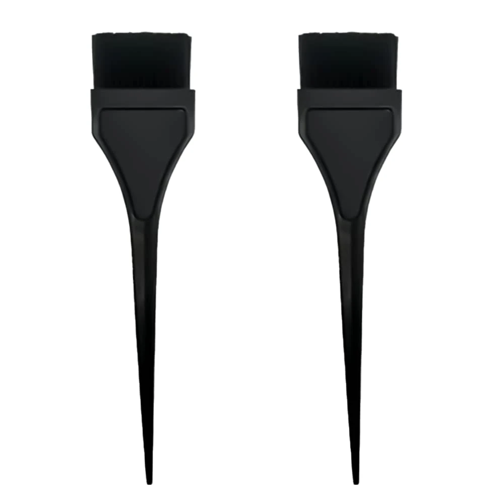 Lmyzcbzl Hair Coloring Brush, 2 Pcs Hair Dye Brush, Hair Dyeing Comb Brush, Applicator Tools, for DIY Hair Coloring （20 cmx3.5 cm)
