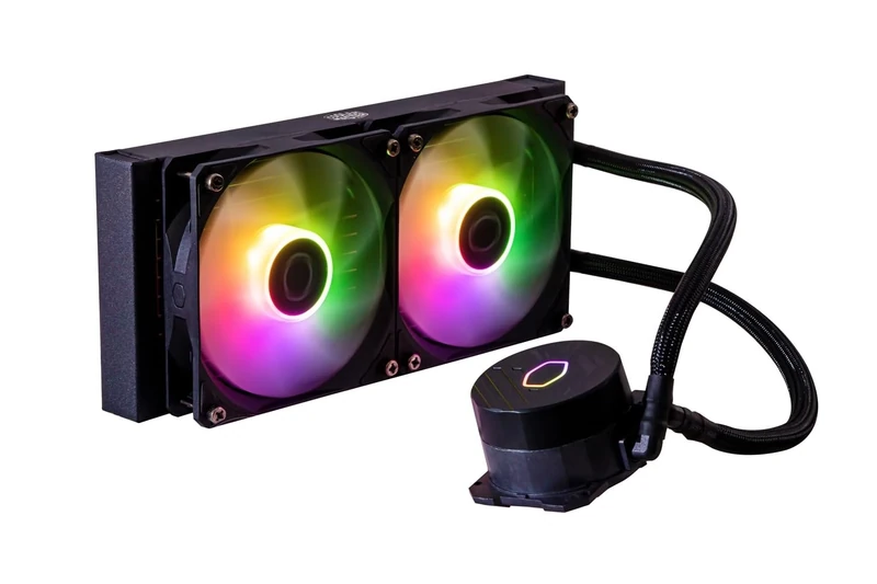 Cooler Master MasterLiquid 240L ARGB CPU Cooler - Dual Chamber Pump