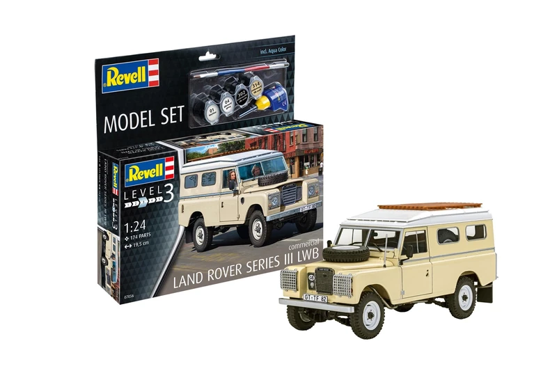 Revell 67056 Land Rover Series III LWB 1:24 Scale Model Kit
