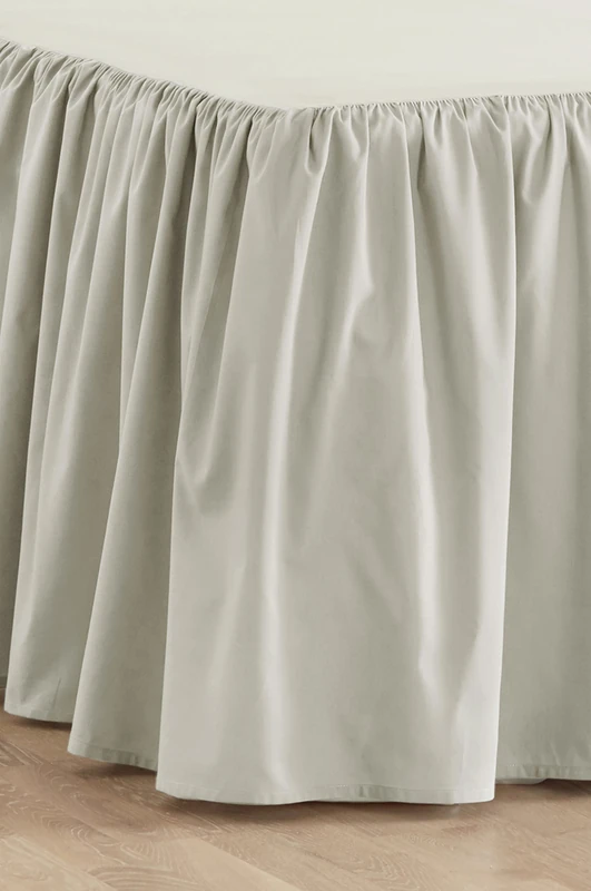 Jotex Zack Valance Bed Sheet 60 cm Organic Quality Beige 180 x 200 cm