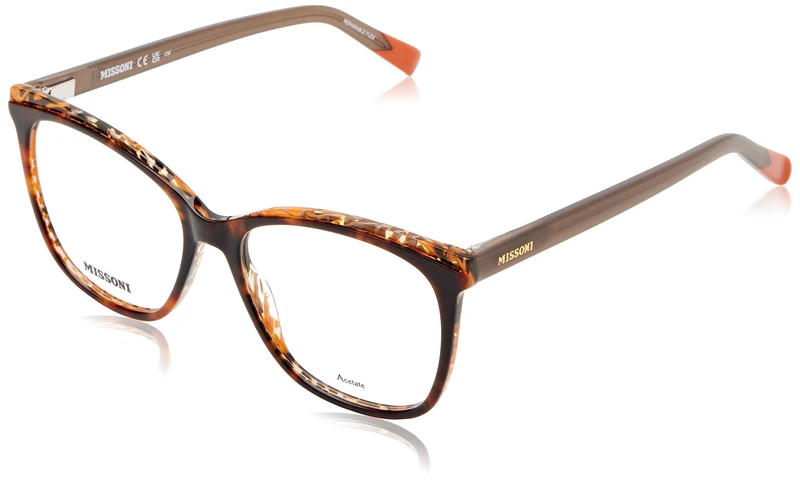 MISSONI MIS 0146 HTK HAVANA PATTERN ORANGE 53/15/145 WOMAN Eyewear Frame