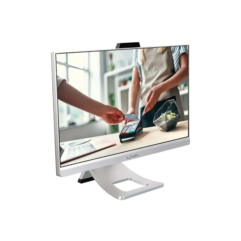ECS Liva G24-MH610 AIO 24p i5 12400 32GB 1TB M.2 SSD Keyboard + Mouse Without OS - Image 1