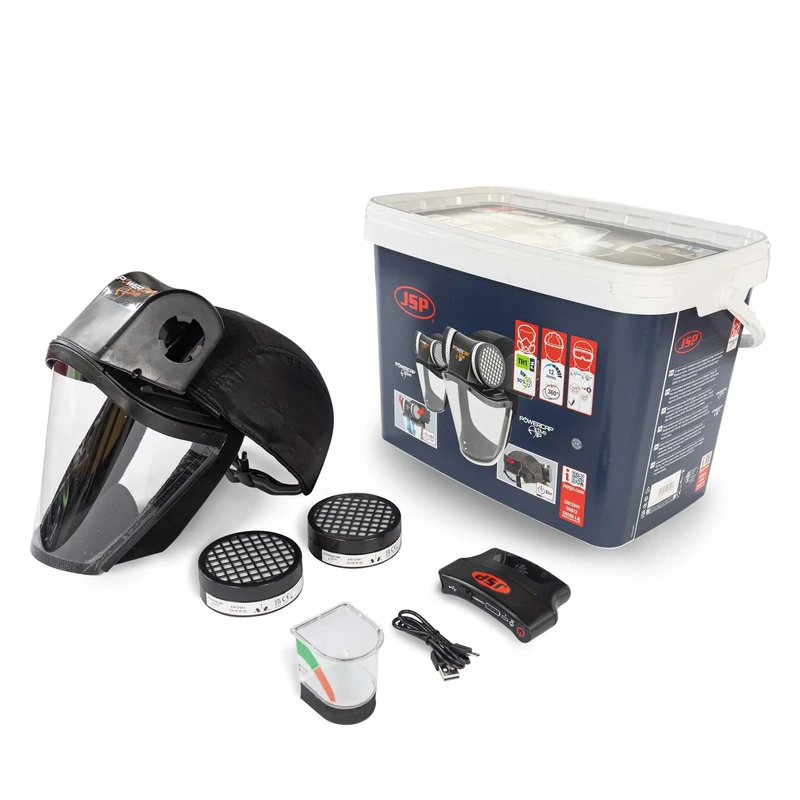 JSP Powercap Active 8hr Multi Plug Blk