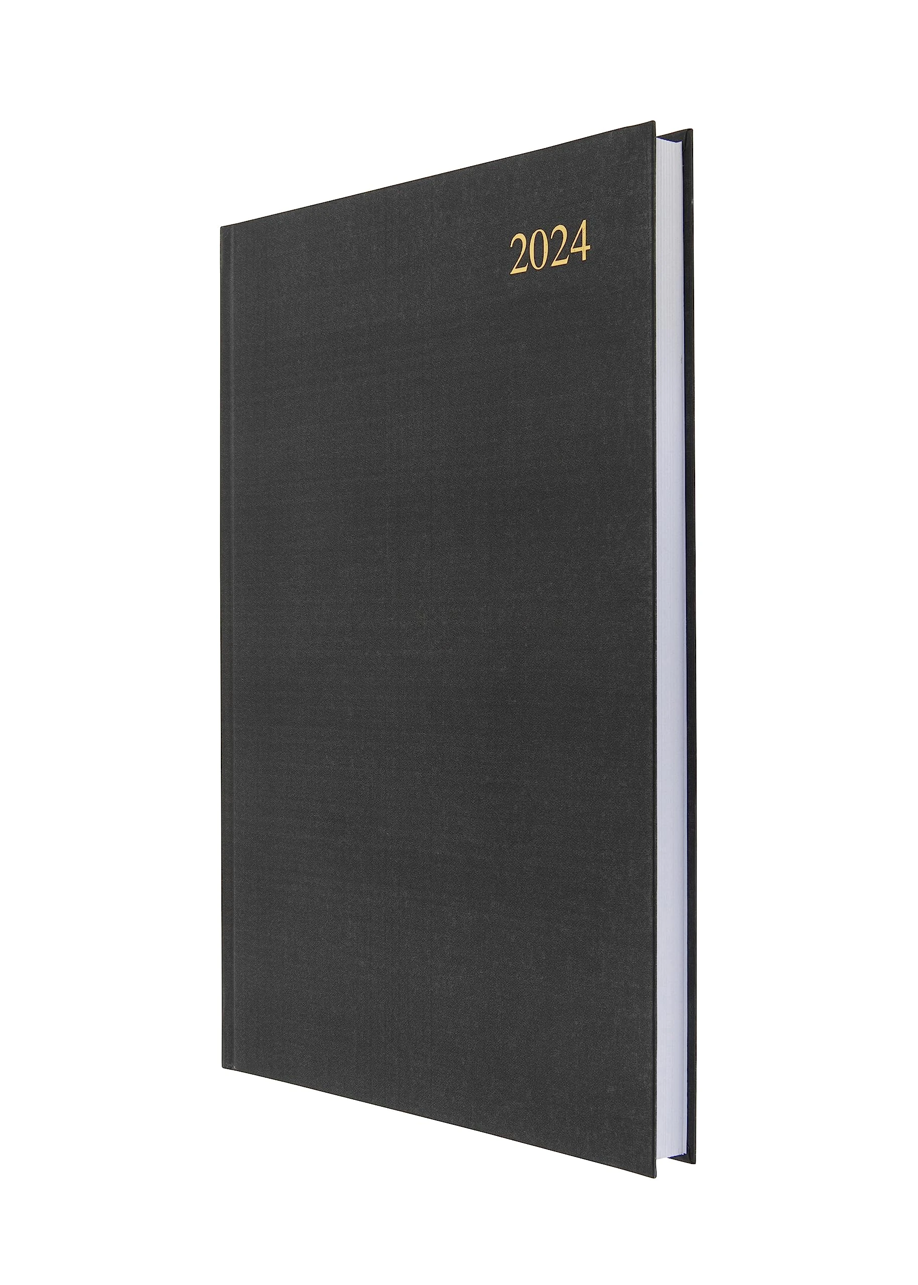 Collins Debden Collins Essential A4 Diary 2024 Daily Planner - 2024 Page A Day Diary Journal & 2024 Planner - Business Office Academic and Personal Use - A4 Size (Black)