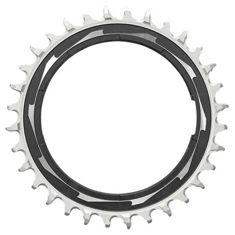 Sram Unisex - Adult T-Type Chainring, Black/Silver, 38 Teeth