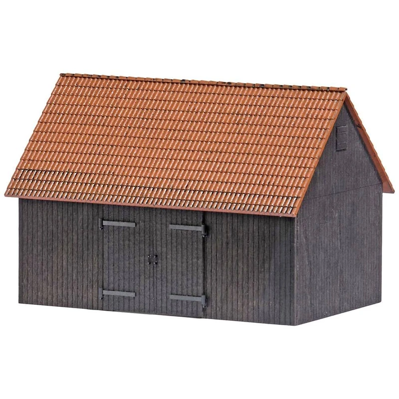 Busch 1900 H0 Barn with Tile Roof - Image 1