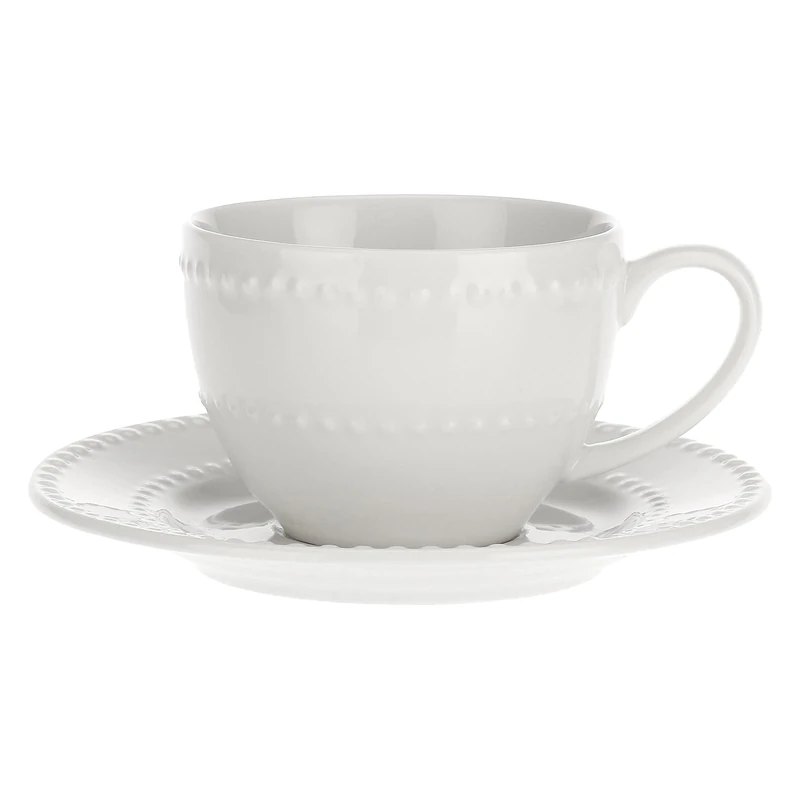 LA PORCELLANA BIANCA Set of 6 Coffee Cups with Saucers Collina