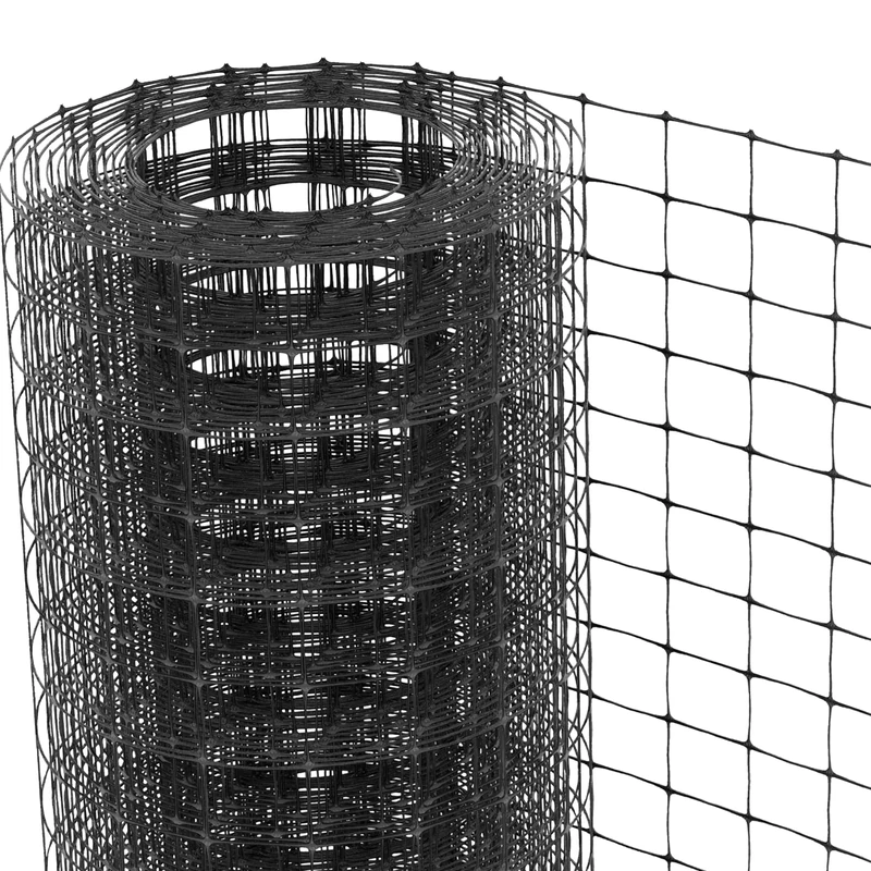 Tenax C-Flex 1.00 x 100 m Black, Plastic Game Protection Gate, Plastic Fencing, Agricultural Fences, Deer Repellent Net, Animal Enclosures, Sports Fences