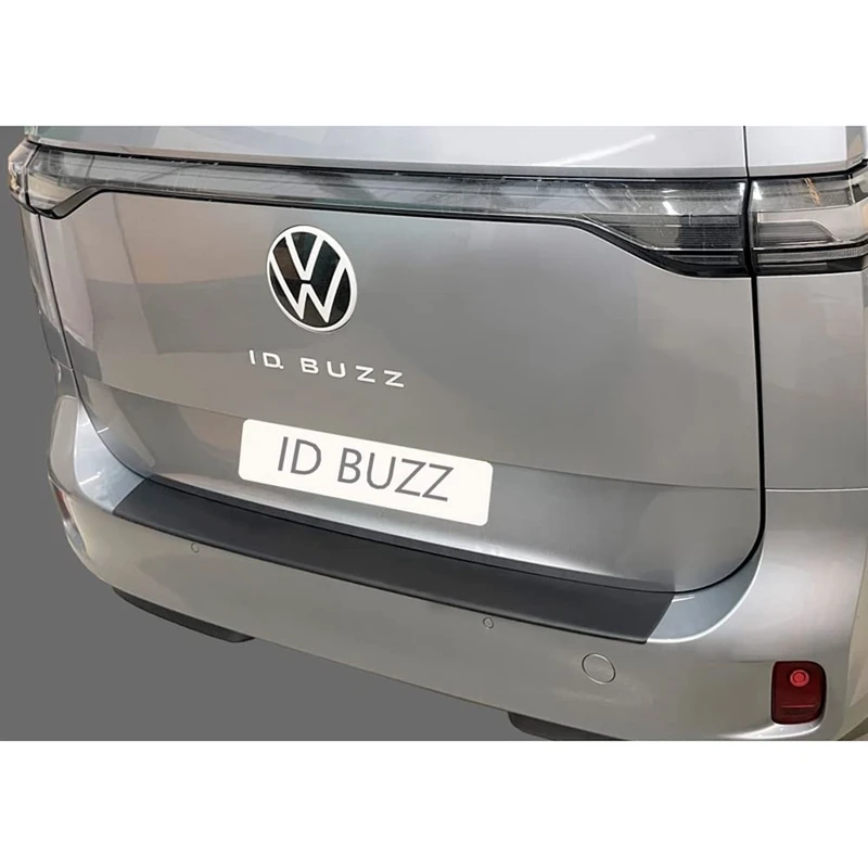 RGM ABS Rear bumper protector compatible with Volkswagen ID.Buzz 2022- (Hatch or barn doors) - Black