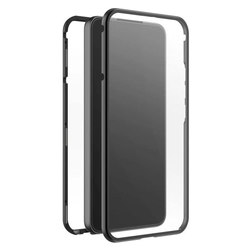 Black Rock 360° Glass Cover Samsung Galaxy S23+ Black - Image 1