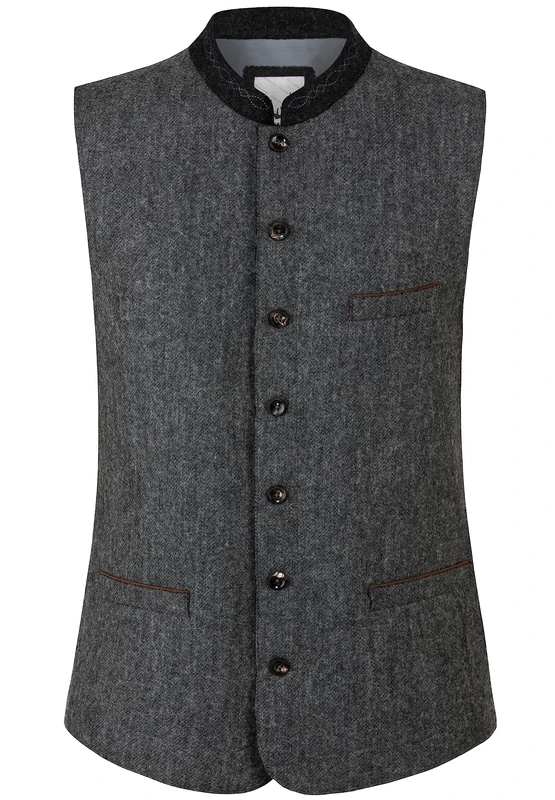 Stockerpoint Men's Costume Vest, charcoal grey, 38 - Image 1