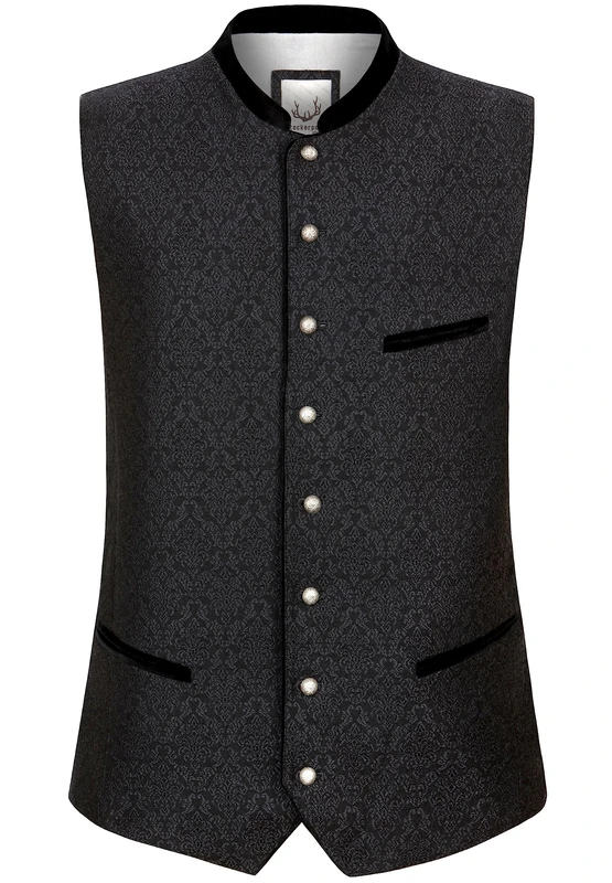 Stockerpoint Men's Leono Costume Vest, black, 36 - Image 1