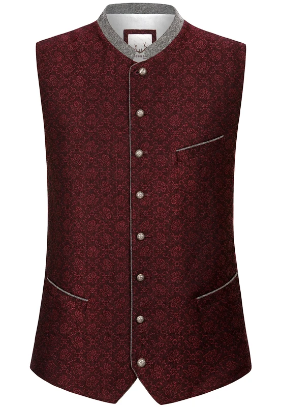 Stockerpoint Men's Marino Traditional Waistcoat, Bordeaux, 40