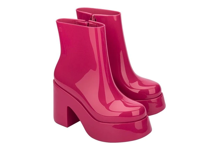 melissa Women's Nubia Ii Ad Fashion Boot, Pink, 2/3 UK