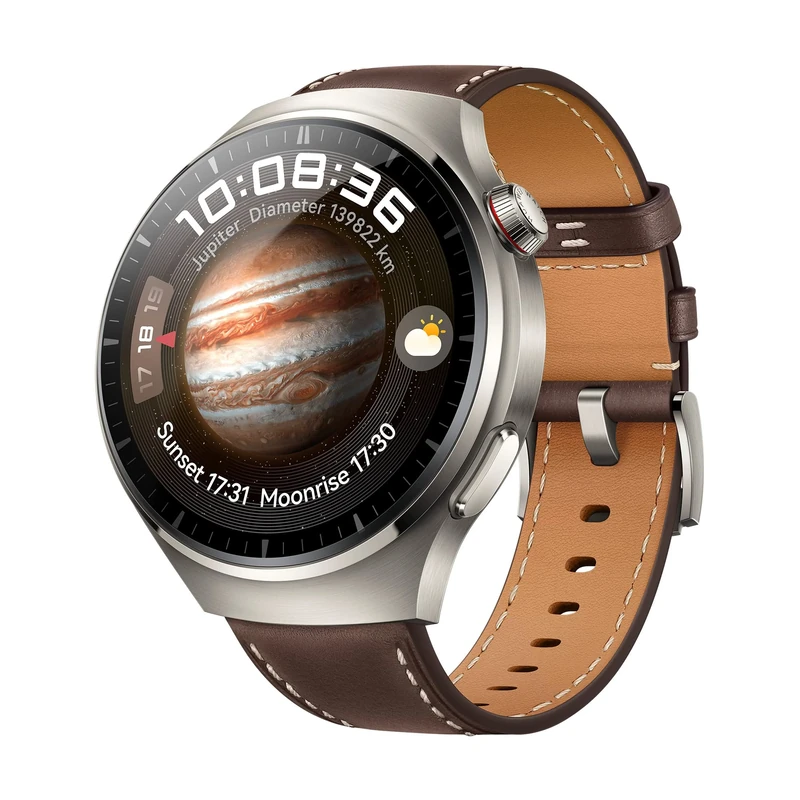 HUAWEI Watch 4 Pro Smart Watch for men-iOS & Android-Up to 21 Days Battery Life-eSIM Watch Cellular Calling and Sapphire Glass - Fitness Tracker Health Monitor with ECG and SPo2 - Brown - Image 1
