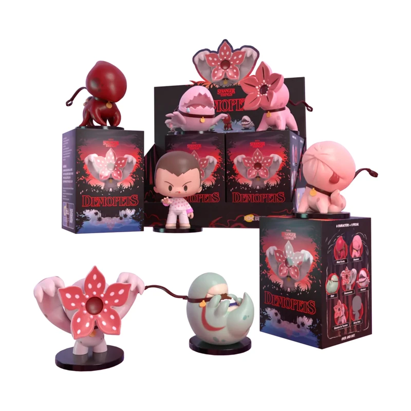 Mighty Jaxx Stranger Things: Demopets | Sealed Tray of 6 - Contains No Duplicates | Blind Box Toy Collectible Figurines