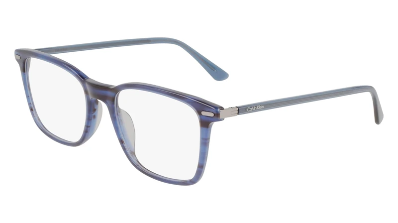 Calvin Klein CK22541 420 Blue Horn Eyewear Unisex Acetato, Modified Rectangle, 55