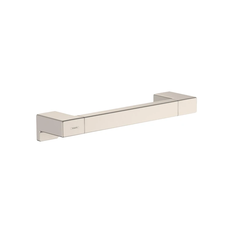 Hansgrohe AddStoris Modern Towel Bar, 12" in Brushed Nickel, 41744820