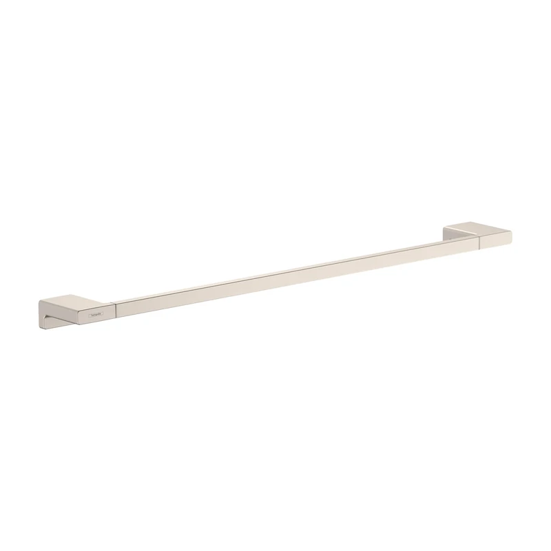 hansgrohe 41747820 AddStoris, 24" Brushed Nickel GPM Towel Bar