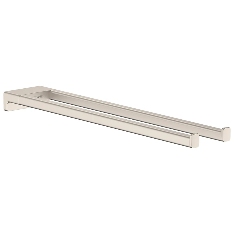 Hansgrohe AddStoris Modern Towel Holder in Brushed Nickel, 41770820
