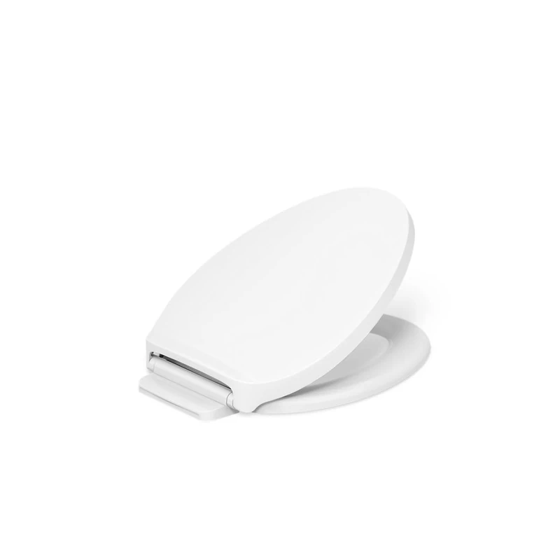 KOHLER 28004-0 K-28004-0 Drift ReadyLatch Quiet Close Elongated Toilet Seat, White