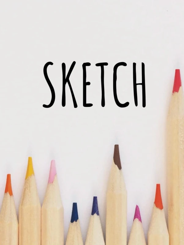 Sketch - 250 Page Sketchbook, Blank Inside