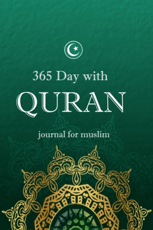 365 Days With Quran / Journal For Muslims : useful for organizing and monitoring one's religious practice, Each page has a word: bismillah at the ... and wight , size :6x9(inch 15,24 x 22,86)