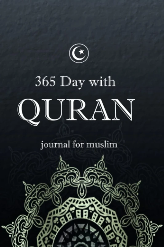 365 Days With Quran / Journal For Muslims : useful for organizing and monitoring one's religious practice, Each page has a word: bismillah at the ... and wight , size :6x9(inch 15,24 x 22,86)