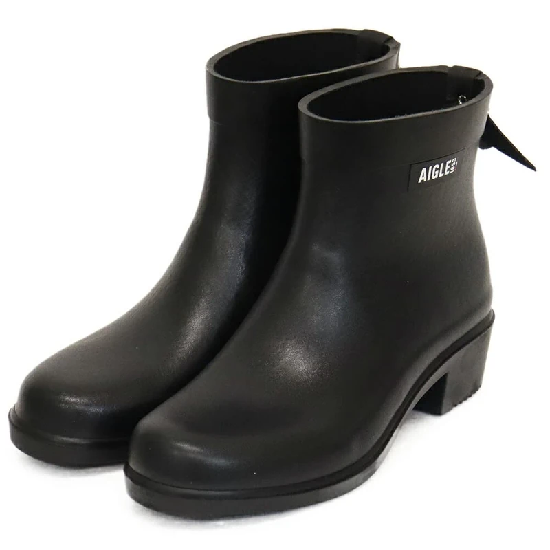 Aigle Women's Myrica Bottil Rain Boot, Black, 3.5 UK