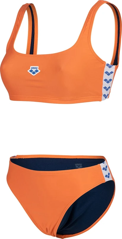 ARENA Women's Icons Bikini Set, Yellow Copper-Black, 36 (EU)