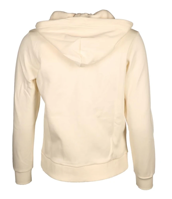 GANT Women's Reg Tonal Shield Zip Hoodie Hooded Sweatshirt , Linen,XXL