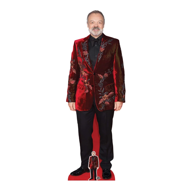 Star Cutouts CS1094 Graham Norton Cardboard Cut Out With Mini