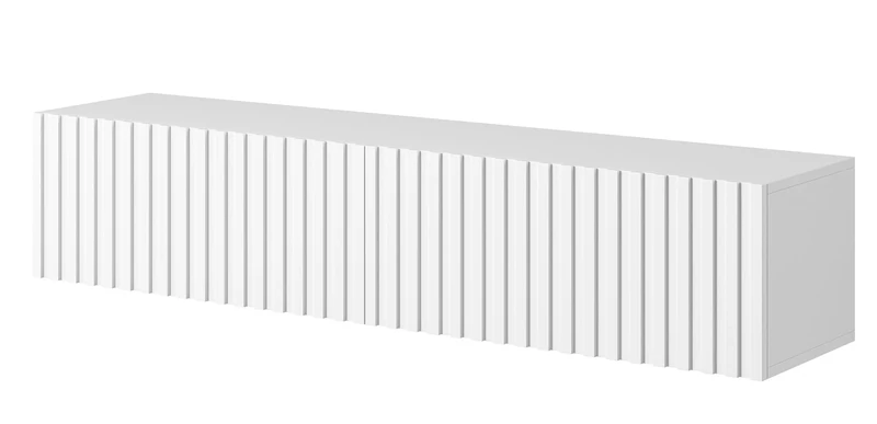 Selsey TELIRE TV Stand, Melamine, White, 140 cm