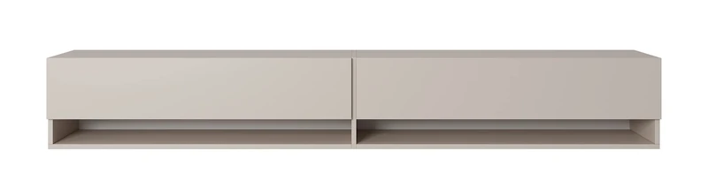 Selsey MIRRRGO Melamine TV Hanging Board, Grey Beige, 200 cm