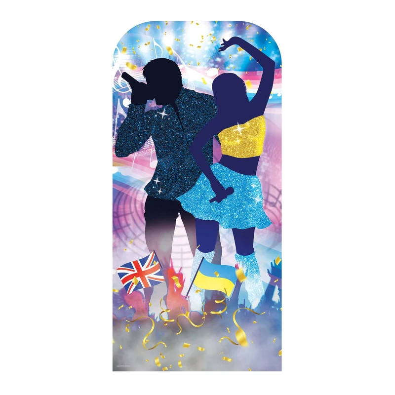 Star Cutouts SC4271 Song Contest Stand In Cardboard Cut Out With Mini