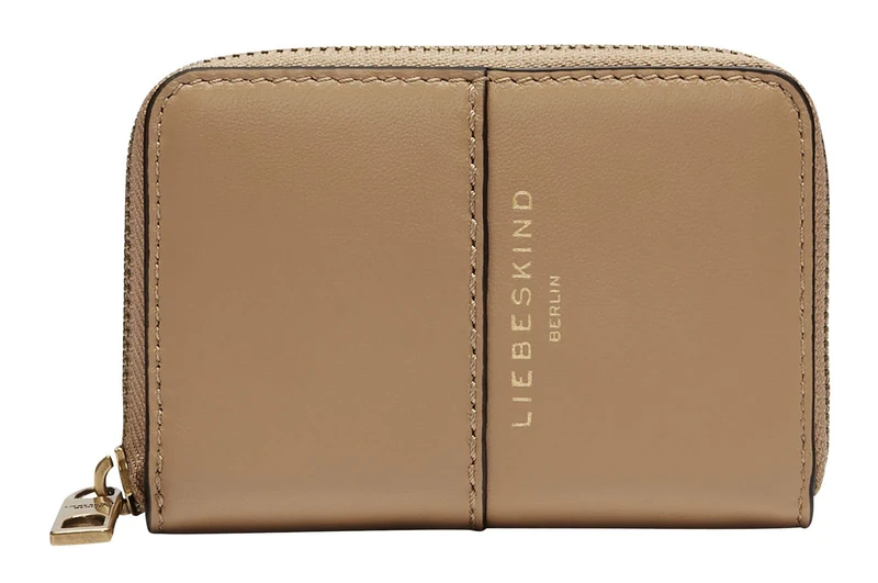 LIEBESKIND Berlin Leather Purse Mila Lamb Eliza Wallet Sandstone Light Brown