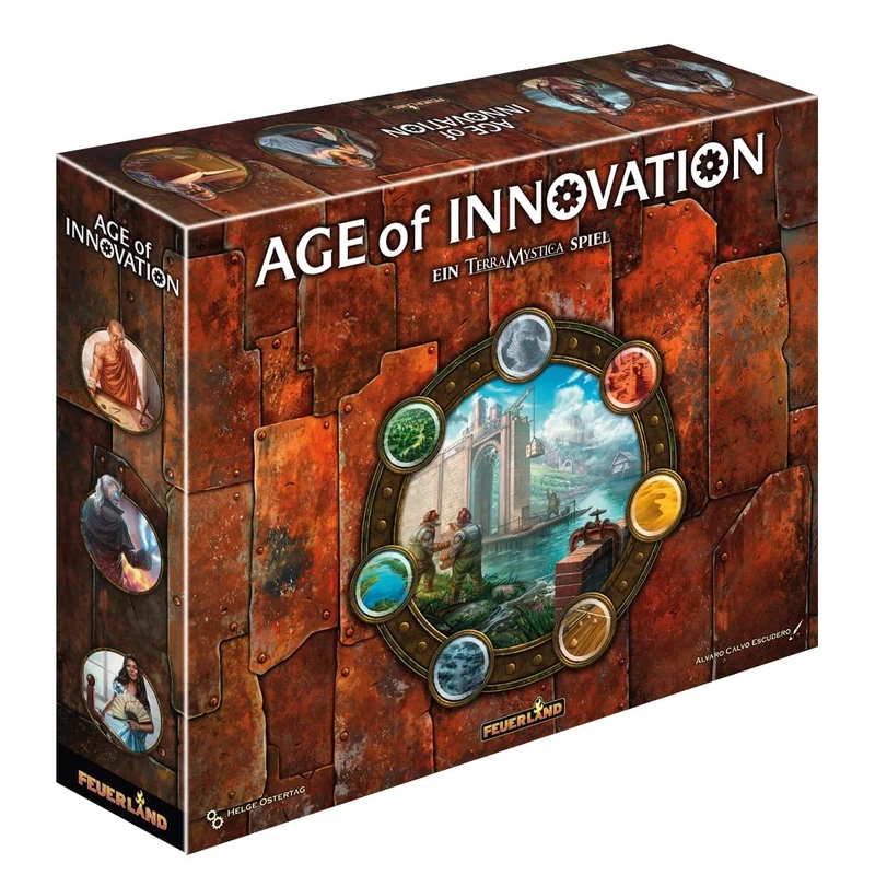 Feuerland Spiele 31024 Age of Innovation - A Terra Mystica Game, 1 Piece, from 14 Years, 1-5 Players