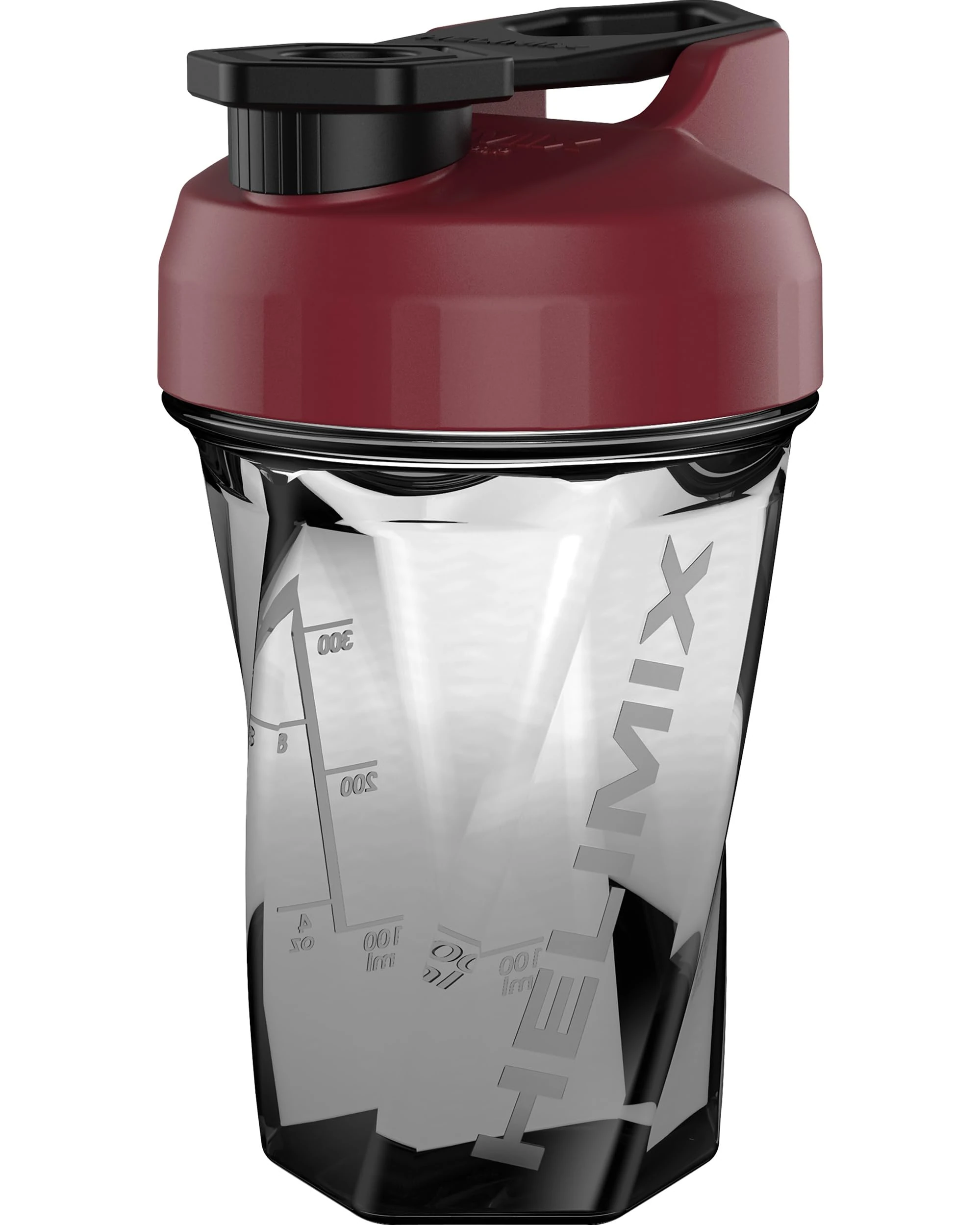 Helimix 2.0 Vortex Blender Shaker Bottle 591 ml - No Blending Ball or Whisk - USA Made - Portable Pre Workout Whey Protein Drink Shaker Cup - Mixes Cocktails Smoothies Shakes - Top Rack Safe