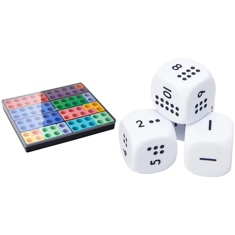 Numicon: Box of 80 Numicon Shapes & Numicon: Dice