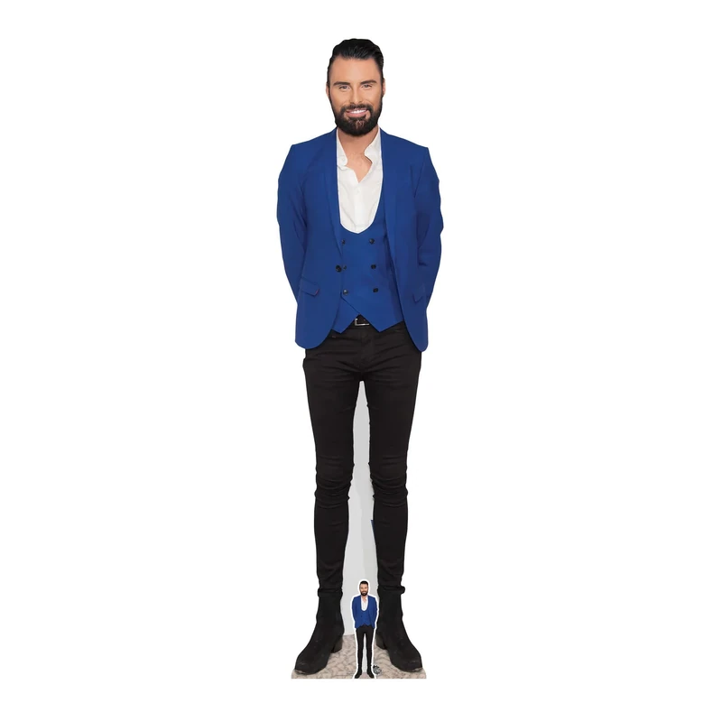 Star Cutouts CS1097 Rylan Clark Lifesize Cardboard Cutout with Mini: Ideal for Fans, Parties, and Events