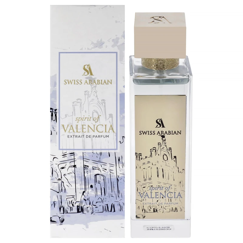 Swiss Arabian Spirit of Valencia - Arabian Perfumes for Women and Men - Long Lasting Extrait de Parfum - Citrus, Floral, Amber Perfume - 3.4 oz