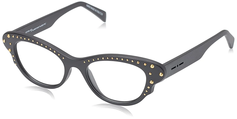 Italia Independent 5019R Sunglasses, Black and Gold, 49