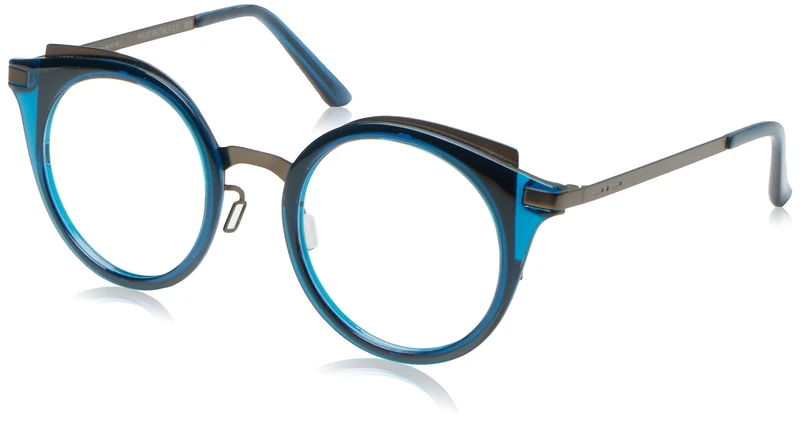 Italia Independent 5359 Sunglasses, Dark Blue and Gun Metal, 47